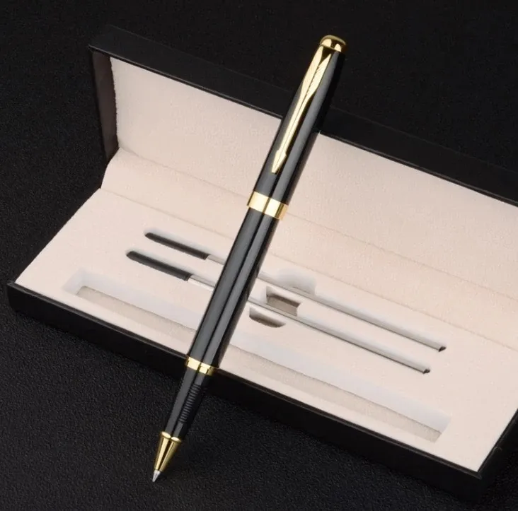 Luxus Kugelschreiber Schreiben Set, Elegante Roller Ball Geschenk Stifte für Unterschrift Kollegen Studenten Boss Executive Business Büro
