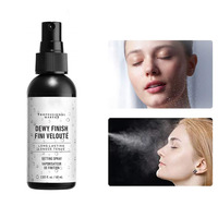 Spray fixateur de maquillage, étiquette privée, Rose organique, longue durée, pour fixation, vente en gros, 100 pièces