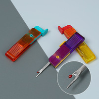 Bricolage pince-fil couture Ripper point de croix couteau de coupe outil de couture Portable poignée en plastique pliant couture Ripper noir pour la couture