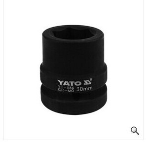 Yato Hexagonal Pneumatic Sleeve 30mm Drive Size 1/2 In Industrial Grade Metric <b>Socket</b> Tool - Product Image 1