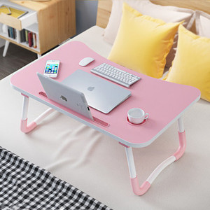 Escritorio de cama antideslizante multifuncional, mesa plegable para dormitorio, mesa de estudio plegable para niños, ordenador plegable portátil - Product Image 2