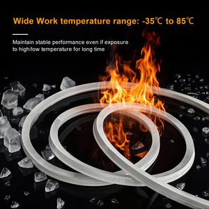 Bande lumineuse LED néon <span class=keywords><strong>1010</strong></span> 24V IP68 IP66 étanche en silicone pur haute densité sans points, flexible pour l'aménagement extérieur - Product Image 5