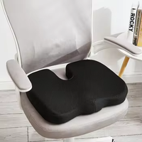 Coussin de siège de chaise de bureau de voiture amovible confortable orthopédique de haute qualité pour le soulagement de la douleur du coccyx