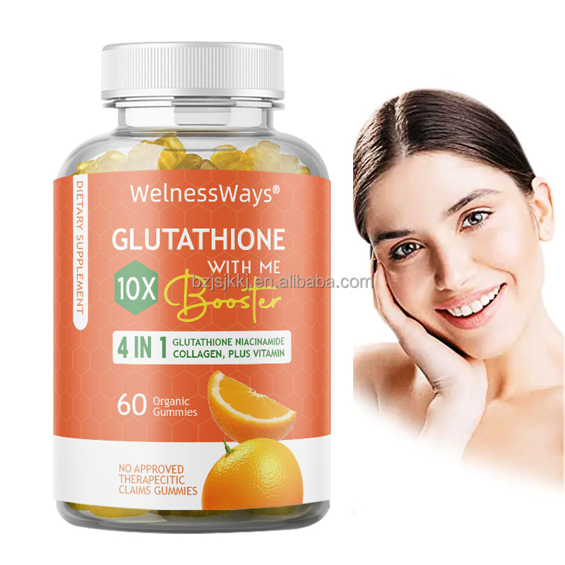 Welfareways Organic L-Glutathione Collagen 13 in 1 Skin Brightening Gummies  Whitening and Antioxidant Functional Gummies| Alibaba.com