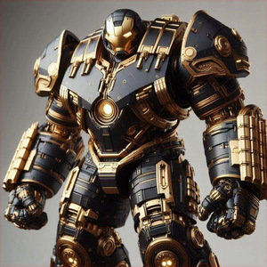 アイアンマン PVC 組立式アクションフィギュアセット 30cm デスクトップモデル 新ロボットテーマ玩具 エンターテイメント 3D - Product Image 3