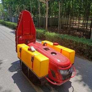 Maquinaria agrícola equipada <span class=keywords><strong>con</strong></span> corte de césped, zanco, cresta, irrigación rotativa, fertilización, plataforma de transporte - Product Image 2