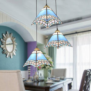 Mediterranean-Style <b>3</b>-Head Chandelier Unique Creative Simple <b>Pendant</b> <b>Light</b> for Guest Study Children's Dining Rooms - Product Image 5