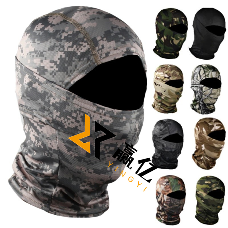 Balaclava tactique d'hiver de style arabe pour l'extérieur, camouflage, couvre-visage, balaclava pour le sport