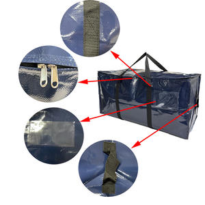 Bolsas de Mano Tejidas de PP de Alta Calidad al por Mayor, Impermeables, Duraderas, Reutilizables, Portátiles, de Gran Tamaño, con Logotipo Personalizado - Product Image 3