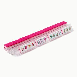 Juego de Acrílico Rosa de Alta Calidad en Oferta con 160 Piezas de Diseño de Dulces, Fichas Americanas para Entusiastas del Mahjong - Product Image 5