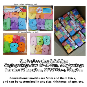Set di <span class=keywords><strong>Lettere</strong></span> e Numeri in Schiuma Eva Ecologica per <span class=keywords><strong>Giochi</strong></span> Educativi in Vasca da Bagno, Giocattoli per Bambini - Product Image 5