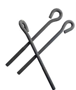 สมอเรือสกรูยึดพื้นเหล็กกล้าคาร์บอนสลักเกลียวความยาว50มม. Grade8.8แบบธรรมดา7-รูปร่าง9-รูปร่าง - Product Image 3