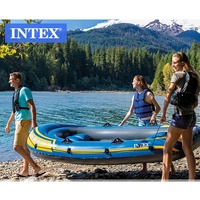 Bateau de pêche gonflable en caoutchouc 10 m Intex 68370 Challenger 3, pour dérive, original