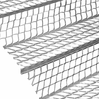 Grillage de plâtrage robuste en acier inoxydable de 1/8 pouce à nervures plates pour plafonds, murs, EIFS et renforcement