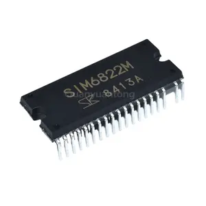 Sim6822m sim6822 meia ponte (3) driver ac motors igbt dip40 ic chip original e novo