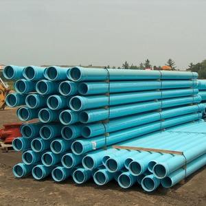 Tuyau d'eau en PVC résistant à la corrosion DN63MM Tuyau d'alimentation en PVC pour la distribution d'eau froide - Product Image 1