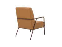 Fauteuil de loisirs moderne en tissu Nisco - Meuble de salon doux et durable avec pieds en métal pour appartement et hôtel - Vente en gros directe d'usine