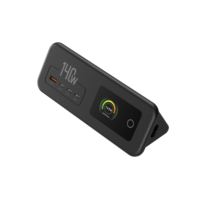 Chargeur GaN EN62368 140W avec écran TFT, adaptateur secteur GaN, chargeur Type-C, chargeur ultra-rapide pour Lenovo HP Macbook