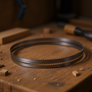 Hoja de sierra de cinta de 60 pulgadas, 6 TPI, 0.25 pulgadas de ancho, para corte de madera, sierra longitudinal, aleación de acero industrial D0100X3WRG6 - Product Image 2