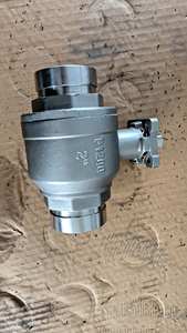 2 אינץ 'מחורץ קצה סופר דופלקס נירוסטה גבוה שסתום כדור בלחץ גבוה עם צלחת הר עליון עם מחיר - Product Image 3