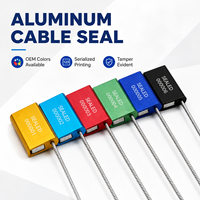 Sello de Seguridad de Cable de Aleación de Aluminio ST-CS-HJ1 ISO17712 con Marcado Láser Antimanipulación