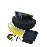 Lunettes tactiques multifonctions CS Live Shooting Resistant Impact Windproof Dust-proof Riding Ski Hiking Goggles Fireproof Frames