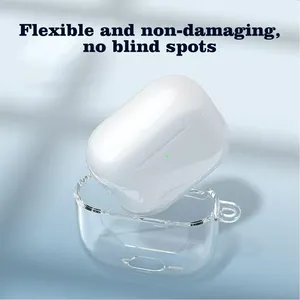 Funda Transparente de TPU Suave a Prueba de Golpes para Auriculares 4/<span class=keywords><strong>3</strong></span>/2/1/Pro1/Pro2/Pro3.ª Generación - Product Image 6