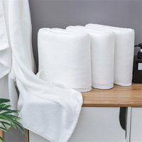 Lot de serviettes de bain en coton pour hôtel, personnalisables avec logo brodé, luxe et confort, serviettes texturées pour le visage, les mains et le sol, pour hôtels, spas et complexes hôteliers