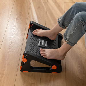 Fußstütze für unter den Schreibtisch, verstellbare Fußstütze mit Massagesurface, bequemer Fußhocker für Büro und Zuhause, lindert Fußermüdung - Product Image 3