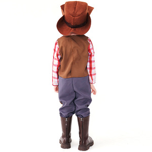 Halloween Cosplay personnage de dessin animé Anime Costume enfants Cowboy <span class=keywords><strong>Woody</strong></span> Costumes pour enfants garçons - Product Image 4