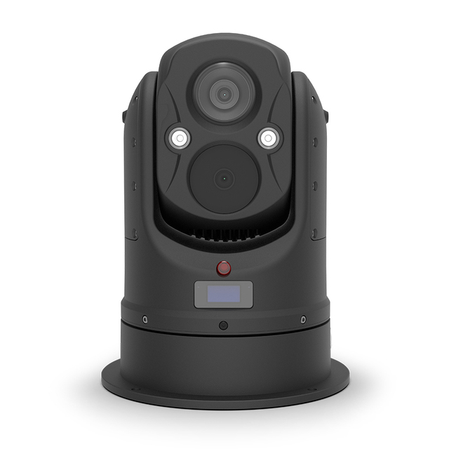 2026 AI Optional 360 Degree 5G PTZ Camera Dual Visible Lens PTZ Camera with 5MP 4mm Wide-angle for Ship, Car, Robot Dog Mounted