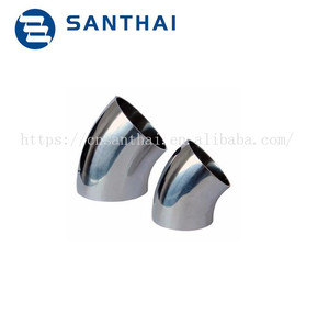 45/90/180 Độ Hàn Kẹp <span class=keywords><strong>Threaded</strong></span> Vệ Sinh Thép Không Gỉ Khuỷu Tay Với Giá Tốt - Product Image 2