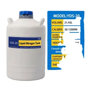 2/3/6/10/15/20/30/35L low-temperature semen storage tank portable small capacity liquid nitrogen container