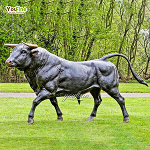 <span class=keywords><strong>Escultura</strong></span> de estatua de vaca de bronce de tamaño real para granja - Product Image 5