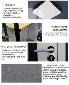 <span class=keywords><strong>Petite</strong></span> <span class=keywords><strong>cabine</strong></span> insonorisée pour 1 personne <span class=keywords><strong>cabine</strong></span> de bureau acoustique <span class=keywords><strong>cabine</strong></span> silencieuse personnalisée avec espace de couleur intérieur en option maison - Product Image 6