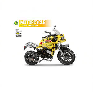 Set de Construcción de Motocicleta, 454 Piezas, Juguete de Construcción para Mayores de 6 Años, Modelo de 35x8x52 cm - Product Image 2