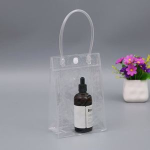 Hot Sale Biodegradable Customized Waterproof Tote Printed Custom Transparent Pvc Shopping Printed <b>Packing</b> Plastic <b>Bags</b> - Product Image 4