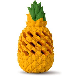 Juguetes para Masticar para Perros con Forma de Piña, Juguetes de Goma Resistentes para Perros Mordedores Agresivos - Product Image 1