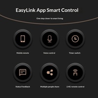 LINGJU Relais de serrure de moteur intelligent 12V 10A WiFi avec télécommande et commande vocale pour système de maison intelligente