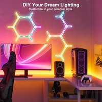 Nouvelle couleur magique RGBIC jeu Y lumières App télécommande musique synchronisation maison intelligente bricolage créatif décor appliques murales