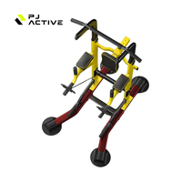 Barre PJ simple pour la maison Barre de traction intérieure montée au sol simple Double barre d'entraînement Équipement de fitness Vente en gros directe d'usine
