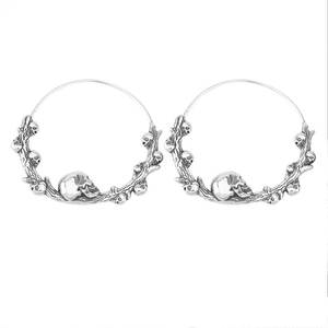 Pendientes de Aro Personalizados de Acero Inoxidable 316L, Elegantes, Impermeables, Estilo Occidental, para Hombre - Product Image 5