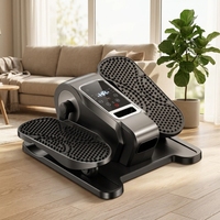Steppeur durable avec moniteur numérique et fonctionnement silencieux, appareil d'exercice des jambes à faible impact pour la maison, la remise en forme des personnes âgées et l'usage quotidien