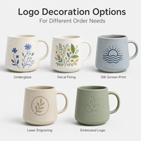 Taza de Cerámica Estilo Americano de 16 oz con Logotipo Personalizado, Tapa Hermética, Caja de Regalo, Apta para Lavavajillas y Microondas, Segura para Alimentos, para Negocios