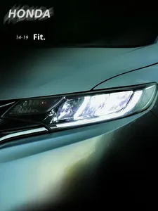 FT luci auto per fari a LED <span class=keywords><strong>Honda</strong></span> Fit GK5 2014-2019 <span class=keywords><strong>Jazz</strong></span> LED Projetor luce di marcia diurna accessori automobilistici - Product Image 2