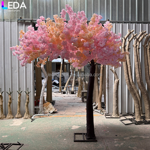 งานตกแต่งงานเลี้ยงต้อนรับ LEDA ต้นไม้ดอกไม้สีชมพูขนาด 2 เมตร ต้นไม้ประดิษฐ์ ต้นซากุระสองสี ฉากหลังสำหรับงานแต่งงาน - Product Image 2
