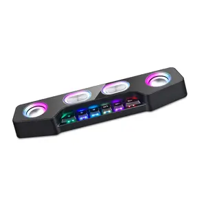 LED-Licht Bluetooth-Lautsprecher PC Mechanische Tastatur Drahtloser Lautsprecher Spiel Lautsprecher in Lautsprecher qualität