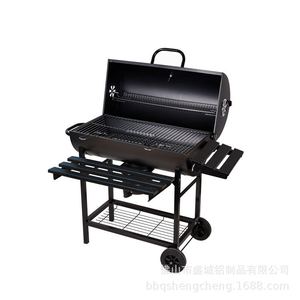 Bbq Grill Outdoor Backyard Rust Proof Multi Functional Smoker With Trolley 107x66x94cm - Product Image 5