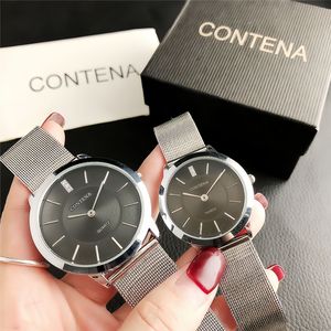 <span class=keywords><strong>Orologio</strong></span> al Quarzo con Cinturino in Rete di Acciaio Inossidabile <span class=keywords><strong>Nero</strong></span>, per Uomo e <span class=keywords><strong>Donna</strong></span>, Personalizzabile con Logo, Regalo di Moda - Product Image 3