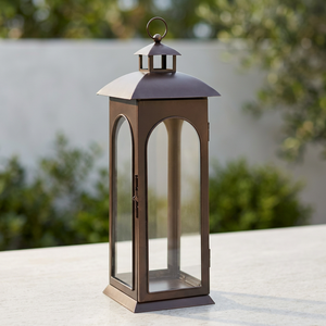Portavelas de Metal Antiguo de Cobre al por Mayor, Farol para Decoración Navideña de Mesa - Product Image 2